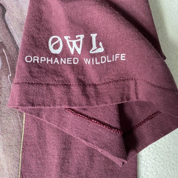 90s Vintage Single Stitch Eagle Spirit Red Graphic Animal Tee Shirt - Picture 4 of 8